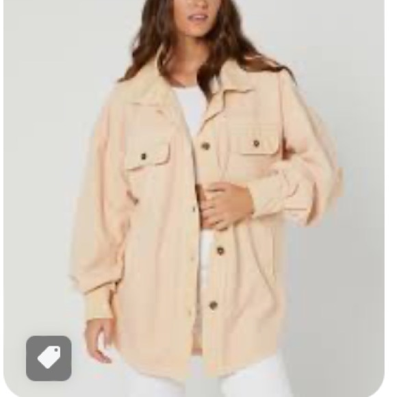 NEW Free People Ruby Jacket in Peach - Picture 2 of 6